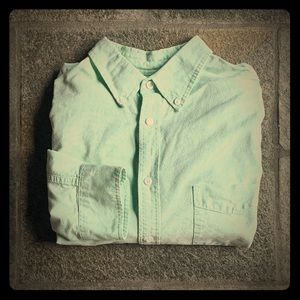 Lime Green Oxford Cloth Shirt